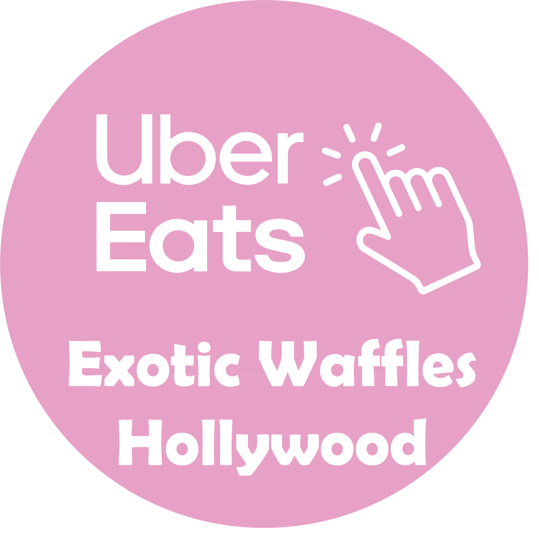 Uber Eats Exotic Waffles Hollywood